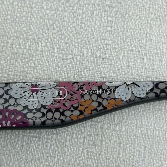 Coach Sarah (S437) Black Sunglasses - Picture 11 of 16